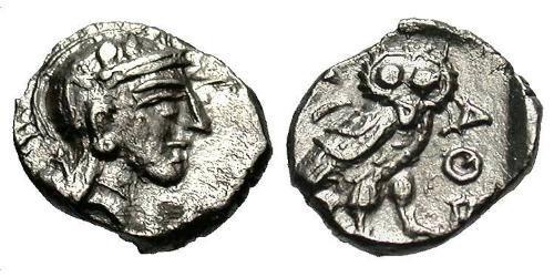 1 Обол Древняя Греция (1100BC-330) Серебро 