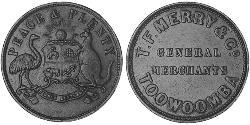 1 Пенни Австралия (1788 - 1939) Медь 