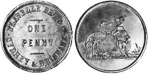 1 Пенни Австралия (1788 - 1939) Медь 