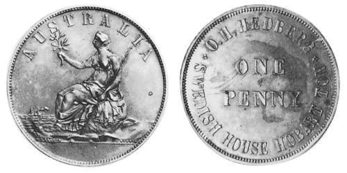 1 Пенни Австралия (1788 - 1939) Медь 
