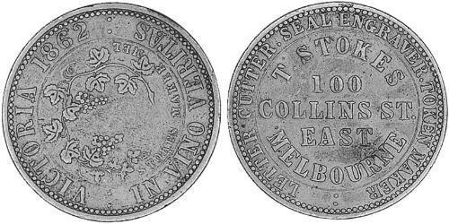 1 Пенни Австралия (1788 - 1939) Медь 
