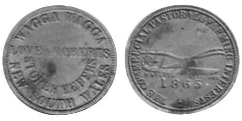 1 Пенни Австралия (1788 - 1939) Медь 