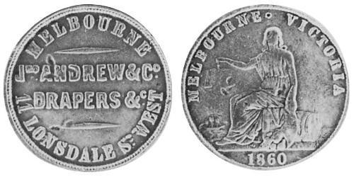 1 Пенни Австралия (1788 - 1939) Медь 