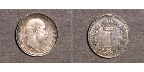 1 Пенни Великобритания  Серебро Эдуард VII (1841-1910)