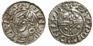 1 Пенни Королевство Англия (927-1649,1660-1707) Серебро Cnut (985 -1035)