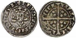 1 Пенни Королевство Англия (927-1649,1660-1707) Серебро Эдуард I (1239 - 1307)