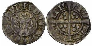 1 Пенни Королевство Англия (927-1649,1660-1707) Серебро Эдуард I (1239 - 1307)