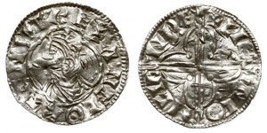 1 Пенни Королевство Англия (927-1649,1660-1707) Серебро Cnut (985 -1035)