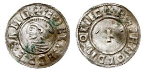 1 Пенни Королевство Англия (927-1649,1660-1707) Серебро 