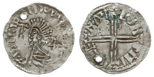 1 Пенни Королевство Англия (927-1649,1660-1707) Серебро Aethelred II (968 - 1016)