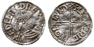 1 Пенни Королевство Англия (927-1649,1660-1707) Серебро Aethelred II (968 - 1016)