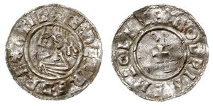 1 Пенни Королевство Англия (927-1649,1660-1707) Серебро 