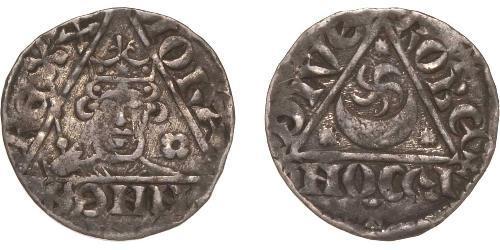 1 Пенни Лордство Ирландия (1171-1541) Серебро Иоанн Безземельный (1167-1216)