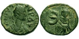 1 Пентанумиум Византийская империя (330-1453) Бронза Юстин I (450-527)