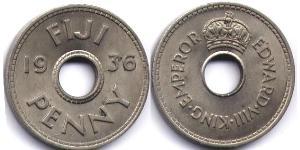 1 Пені Fiji (1970 - )  