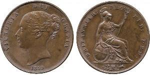 1 Пені Сполучене королівство Великобританії та Ірландії (1801-1922)  Вікторія (1819 - 1901)