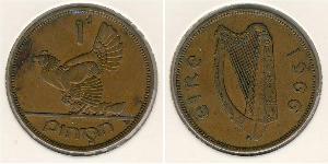 1 Пені Ірландія (1922 - ) Бронза 