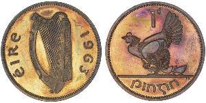 1 Пені Ірландія (1922 - ) Бронза 