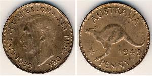 1 Пені Австралія (1939 - ) Бронза 
