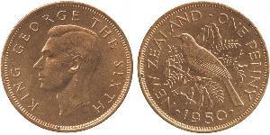 1 Пені Нова Зеландія Бронза Георг VI (1895-1952)