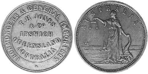 1 Пені Австралія (1788 - 1939) Мідь 