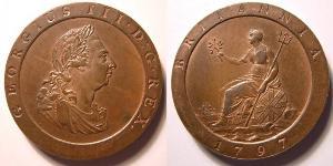 1 Пені Королівство Великобританія (1707-1801) Мідь Георг III (1738-1820)