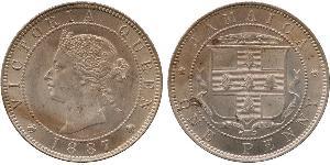 1 Пені Ямайка (1962 - ) Нікель/Мідь Вікторія (1819 - 1901)