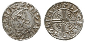 1 Пені Королівство Англія (927-1649,1660-1707) Срібло Cnut (985 -1035)