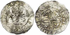 1 Пені Королівство Англія (927-1649,1660-1707) Срібло Генріх I (1069 - 1135)