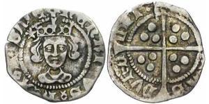 1 Пені Королівство Англія (927-1649,1660-1707) Срібло Генріх VI (1421-1471)