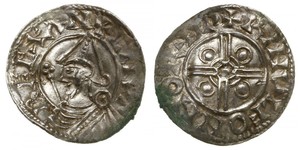 1 Пені Королівство Англія (927-1649,1660-1707) Срібло Cnut (985 -1035)
