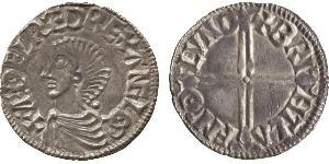 1 Пені Королівство Англія (927-1649,1660-1707) Срібло Aethelred II (968 - 1016)