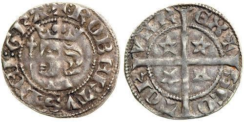 1 Пені Королівство Шотландії(843-1707) Срібло Robert I of Scotland (1274-1329)