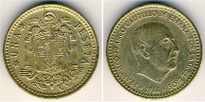 1 Песета Франкистская Испания (1936 - 1975) Алюминий/Бронза Франко, Франсиско(1892 – 1975)