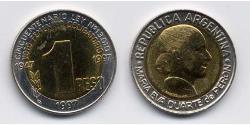 1 Песо Аргентинская Республика (1861 - ) Биметалл 