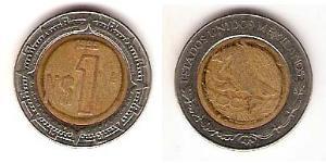 1 Песо Мексиканські Сполучені Штати (1867 - ) Біметал 