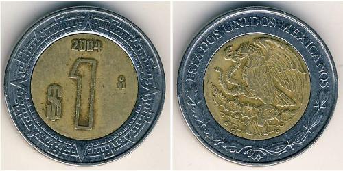 1 Песо Мексиканські Сполучені Штати (1867 - ) Біметал 