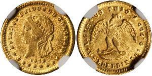 1 Песо United States of Colombia  (1863 - 1886) Золото 