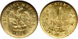1 Песо Мексиканські Сполучені Штати (1867 - ) Золото 