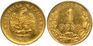 1 Песо Мексиканські Сполучені Штати (1867 - ) Золото 
