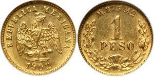 1 Песо Мексиканські Сполучені Штати (1867 - ) Золото 