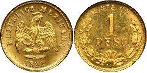 1 Песо Мексиканські Сполучені Штати (1867 - ) Золото 