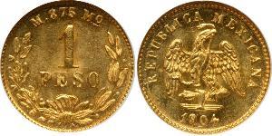 1 Песо Мексиканські Сполучені Штати (1867 - ) Золото 