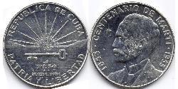 1 Песо Cuba (1898 - ) Никель 