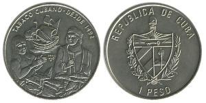 1 Песо Cuba (1898 - ) Нікель/Мідь 