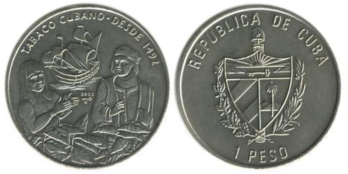 1 Песо Cuba (1898 - ) Нікель/Мідь 