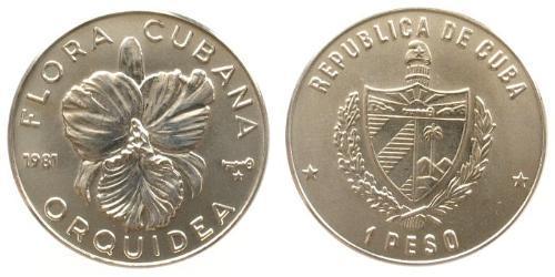 1 Песо Cuba (1898 - ) Нікель/Мідь 