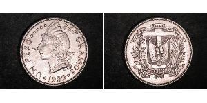 1 Песо Доминиканская Республика Серебро 