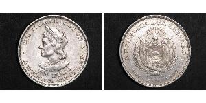 1 Песо Сальвадор Серебро Христофор Колумб (1451 - 1506)