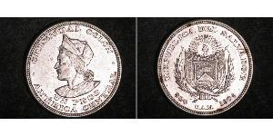 1 Песо Сальвадор Серебро Христофор Колумб (1451 - 1506)